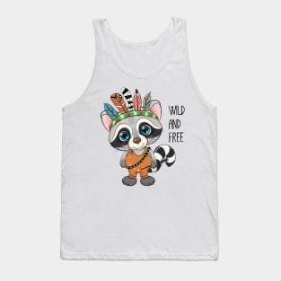 Cute Raccoon Tank Top